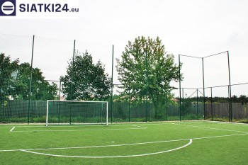 Siatki Cieszyn - Tu zabezpieczysz ogrodzenie boiska w siatki; siatki polipropylenowe na ogrodzenia boisk. dla terenów Cieszyna
